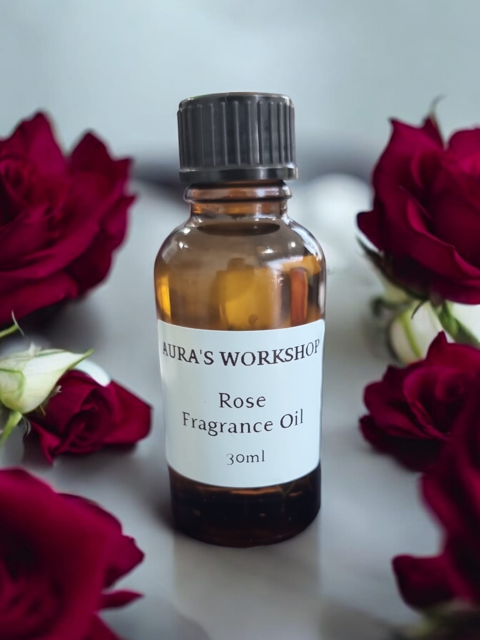 Rose Fragrance Oil 30ml Screwtop - Auras Workshop Auras Workshop