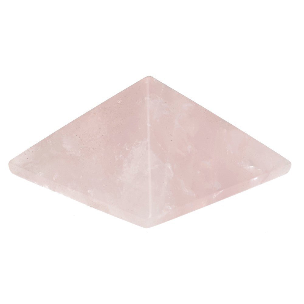 Rose Quartz Crystal Pyramid – 4 × 4 cm - Auras Workshop Auras Workshop