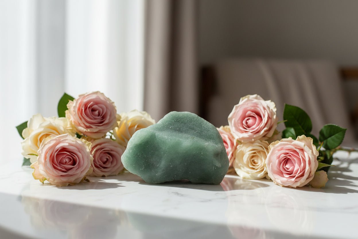 💚✨ Rough Aventurine Stone 4–5cm | Luck, Growth & Heart Healing - Auras Workshop Auras Workshop