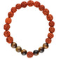 Rudraksha & Tiger’s Eye 8mm Bracelet - Auras Workshop Auras Workshop