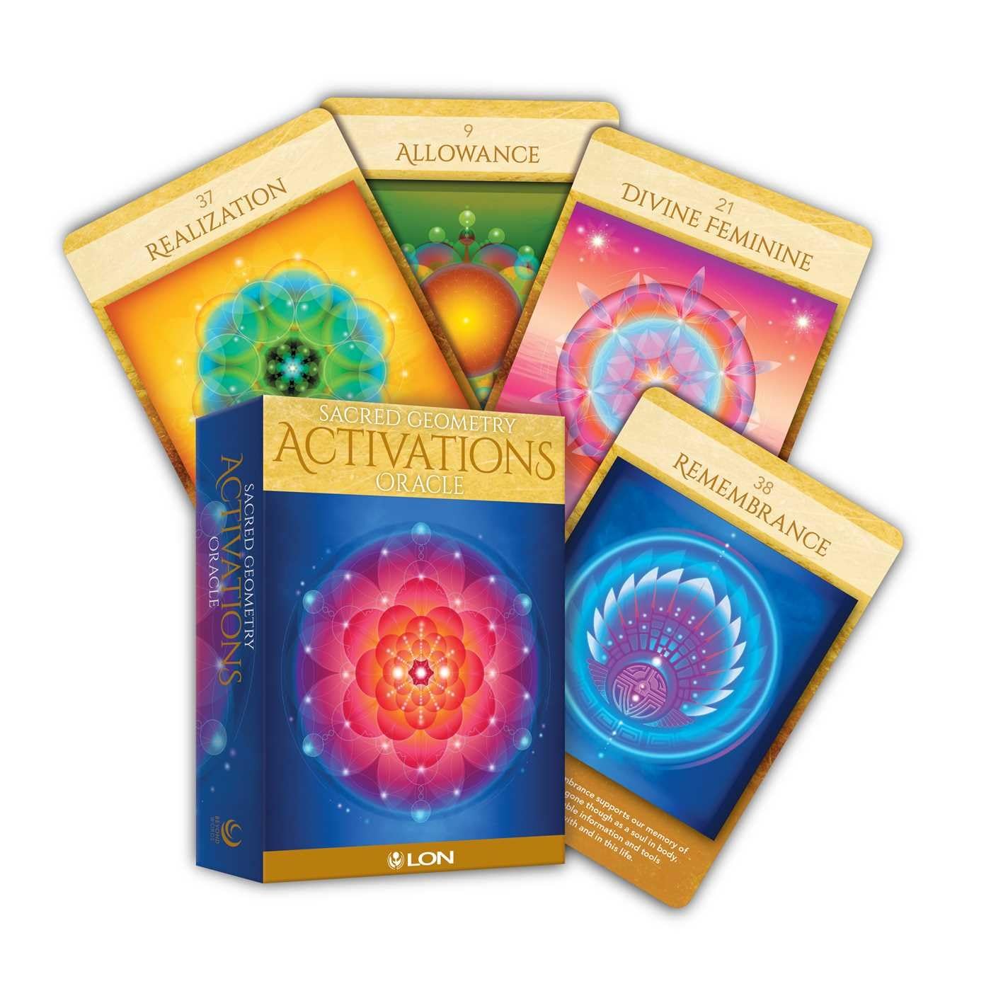 Sacred Geometry Activation Oracle Cards Tarot Cards - Auras Workshop Auras Workshop