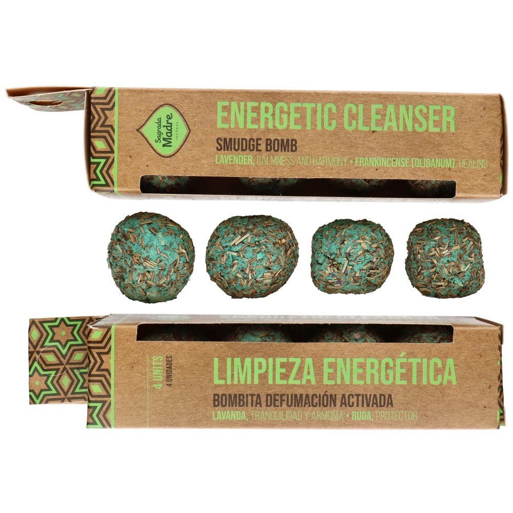Sacred Mother Energetic Cleansing Herbal Incense Balls x4 – Purification, Renewal & Positive Energy - Auras Workshop Auras Workshop