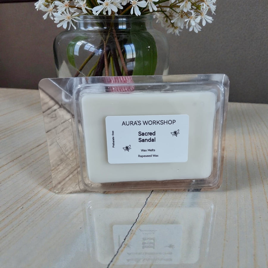 🌿✨ Sacred Sandal Scented Wax Melt Pack