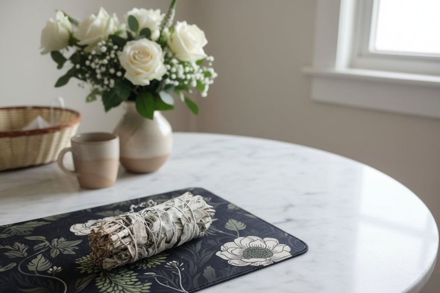 Σετ Καθαρισμού με Φασκόμηλο Sage Smudge Stick 15 εκ. – Φυσικό Φασκόμηλο Ενεργειακού Καθαρισμού