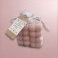 Salted Caramel Rum Bubble Shaped x4 Wax Melt Bar in Organza Bag - Auras Workshop Auras Workshop