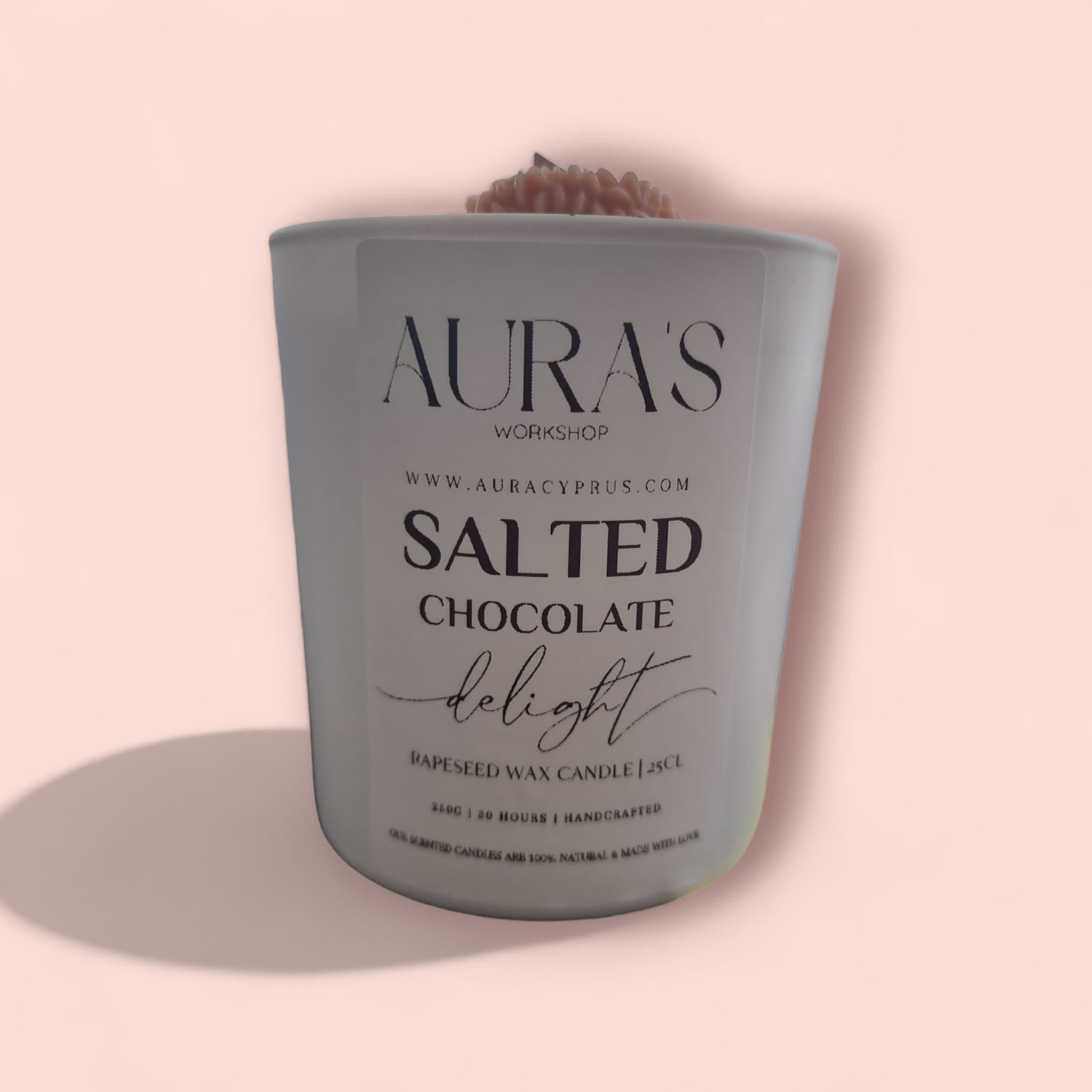 Salted Chocolate Delight Scented Candle - Auras Workshop Auras Workshop