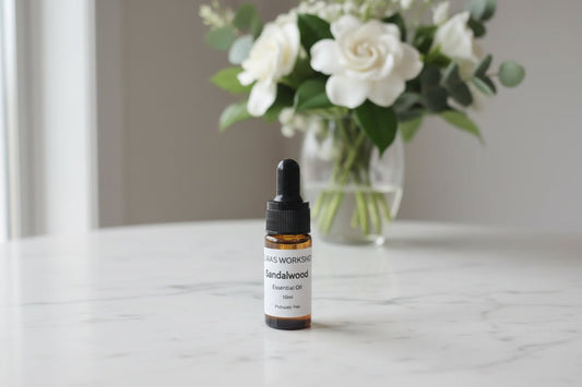 Sandalwood Essential Oil 10ml – Pure Aromatherapy Oil - Auras Workshop Auras Workshop