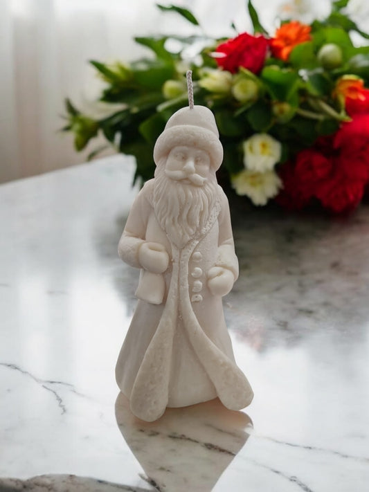 Santa Claus Tall Candle Christmas Scented - Auras Workshop Auras Workshop