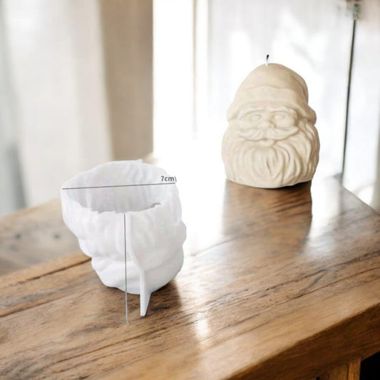 🎅 Santa’s Head Silicone Mold – 7cm - Auras Workshop Auras Workshop