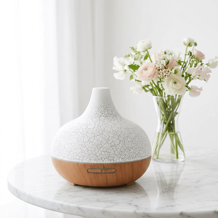 Santorini Aroma Diffuser – Shell Effect Dome