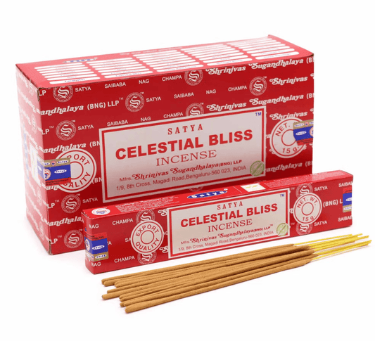 Satya Celestial Bliss Incense Sticks – Sweet, Floral & Heavenly Aroma - Auras Workshop Auras Workshop