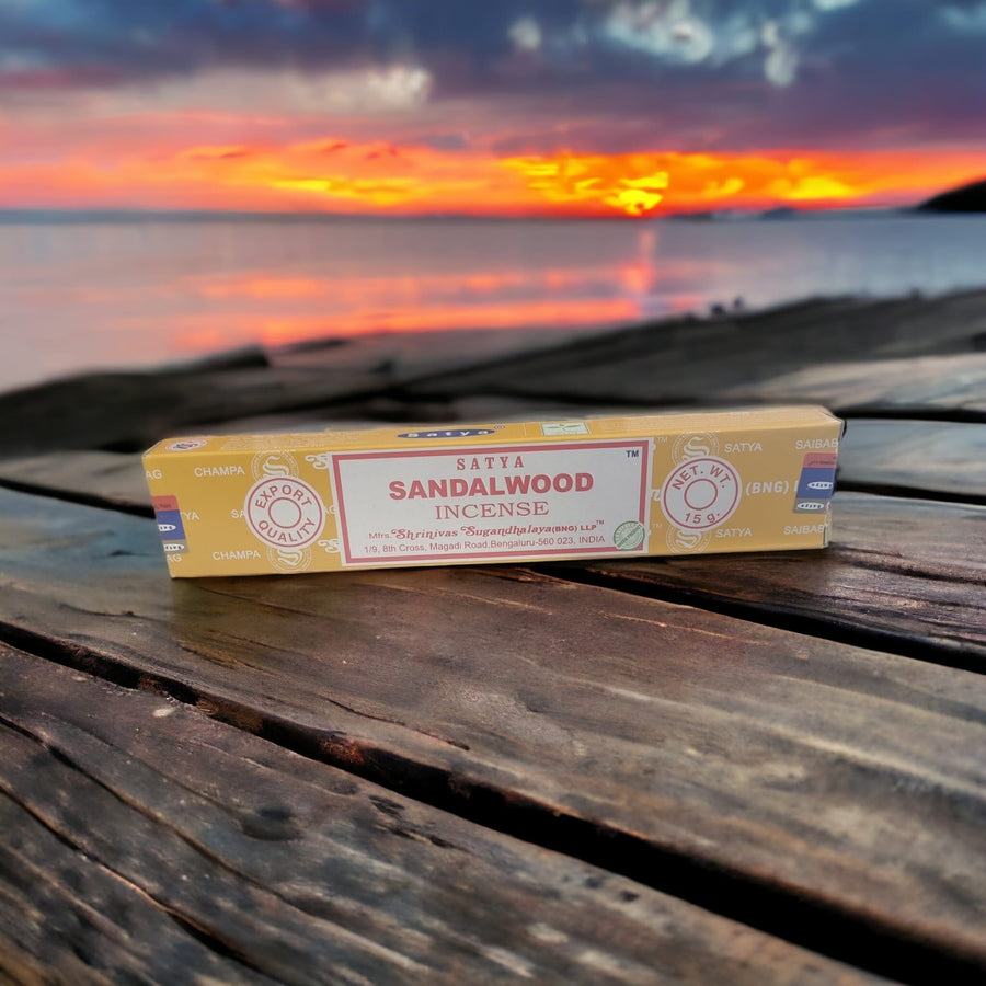 Satya Sandalwood Incense Sticks - Pure Fragrance for Serene Moments