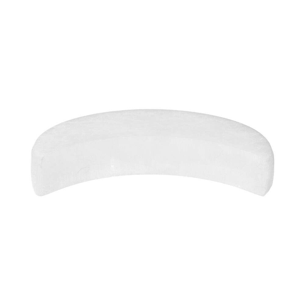 Selenite Crescent Moon Crystal – 7.6 cm - Auras Workshop Auras Workshop
