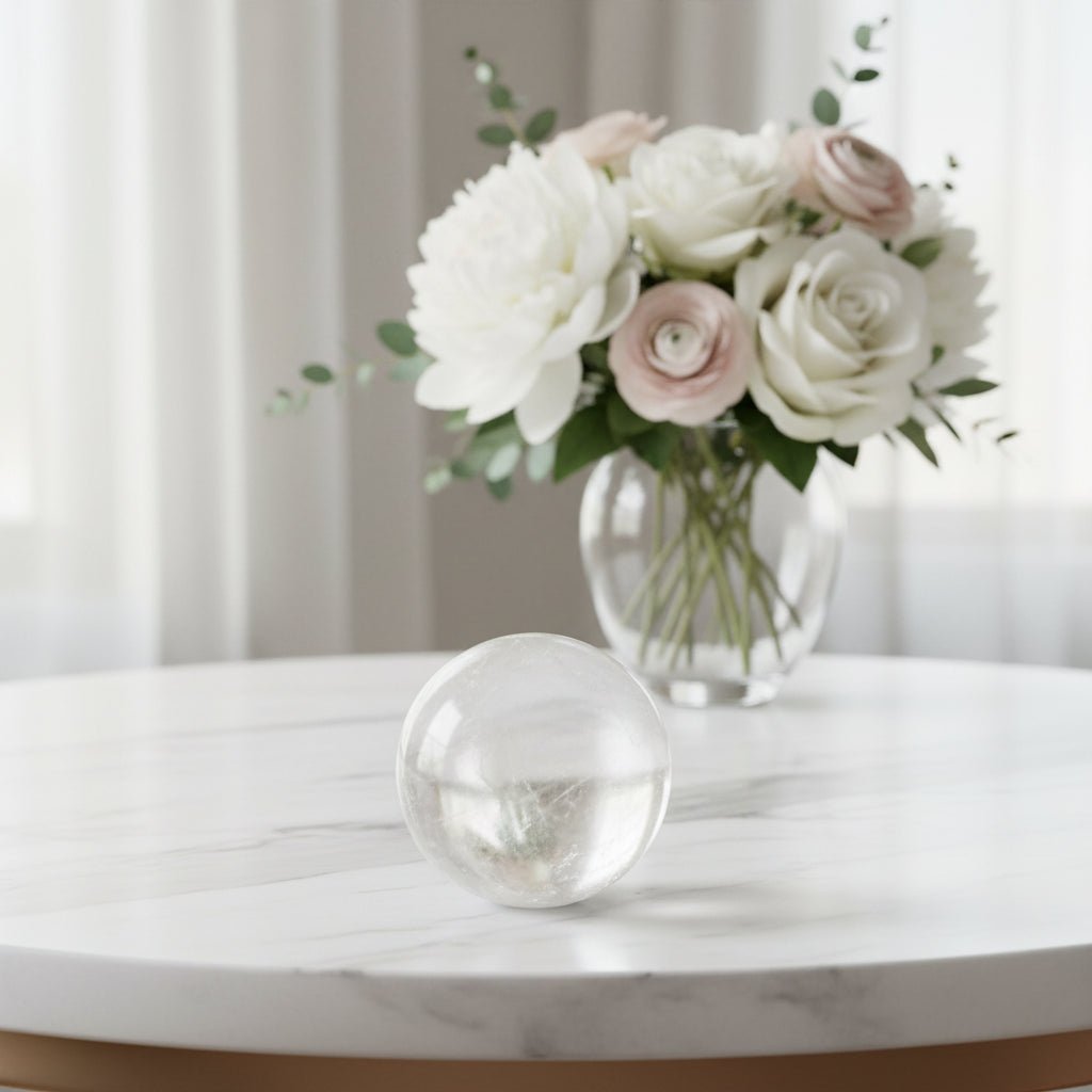 Selenite Crystal Sphere – 4 cm - Auras Workshop Auras Workshop
