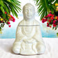 Sitting Buddha Oil Burner - White - Auras Workshop Auras Workshop