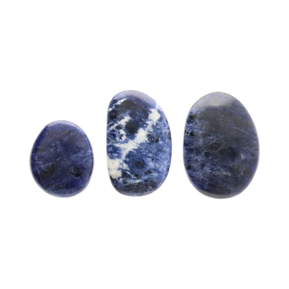 Sodalite Flat Polished Stone – 3.5 × 6 cm - Auras Workshop Auras Workshop