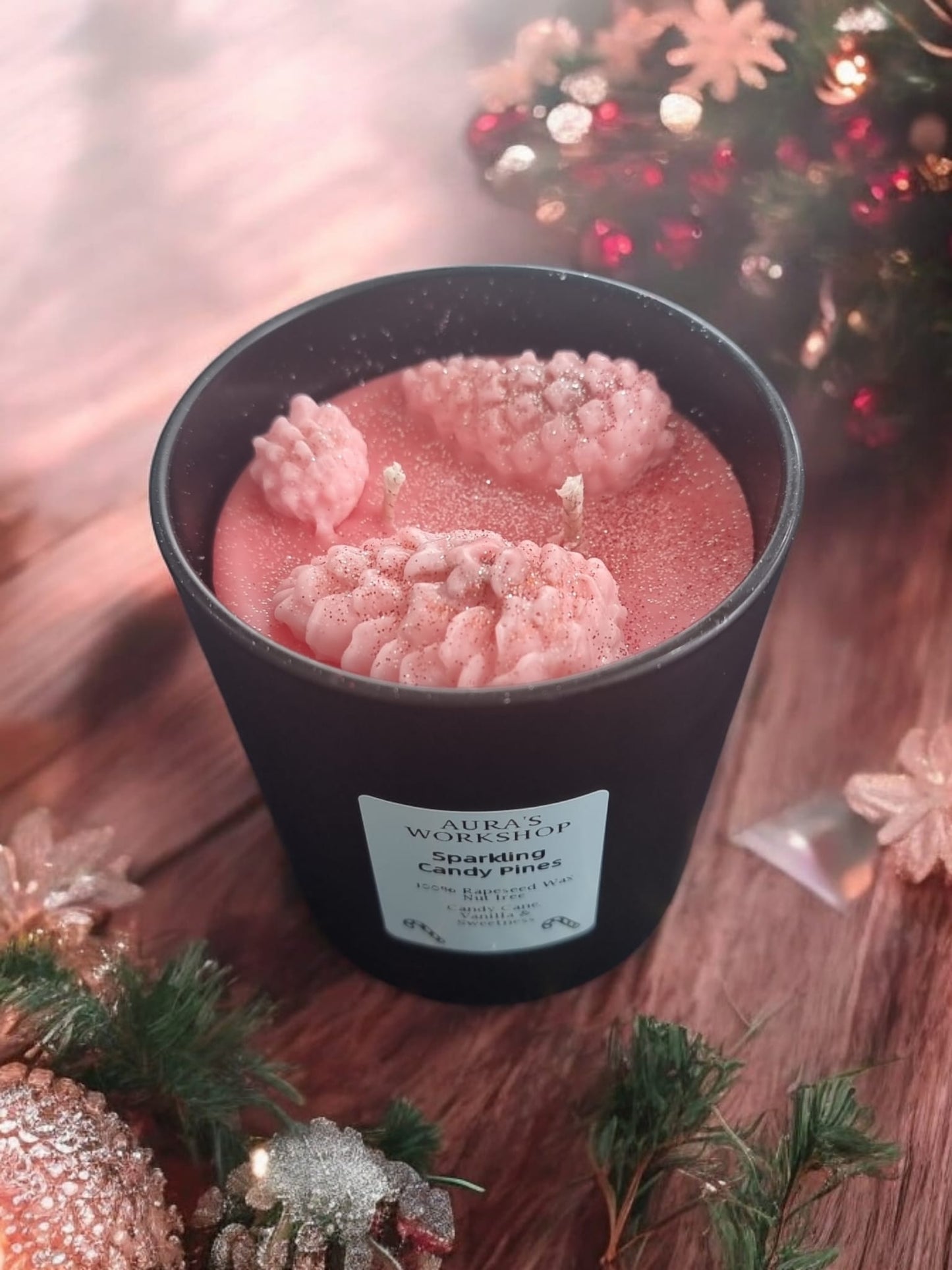 Sparkling Candy Pines Scented Candle - Auras Workshop Auras Workshop