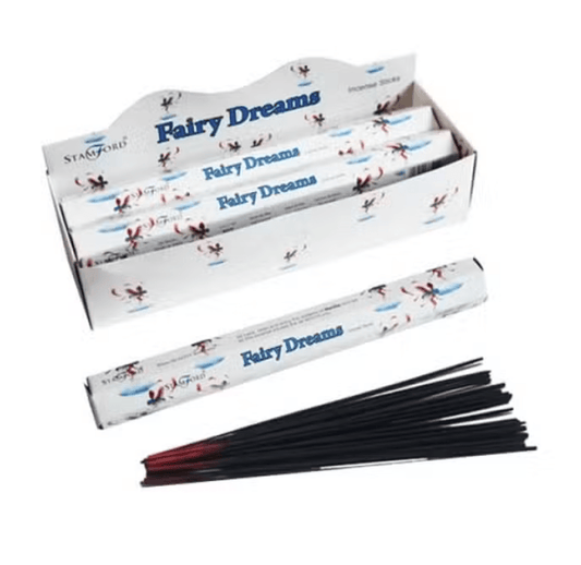 Stamford Fairy Dreams Incense Sticks – Sweet Vanilla, Magic & Enchanting Aroma - Auras Workshop Auras Workshop