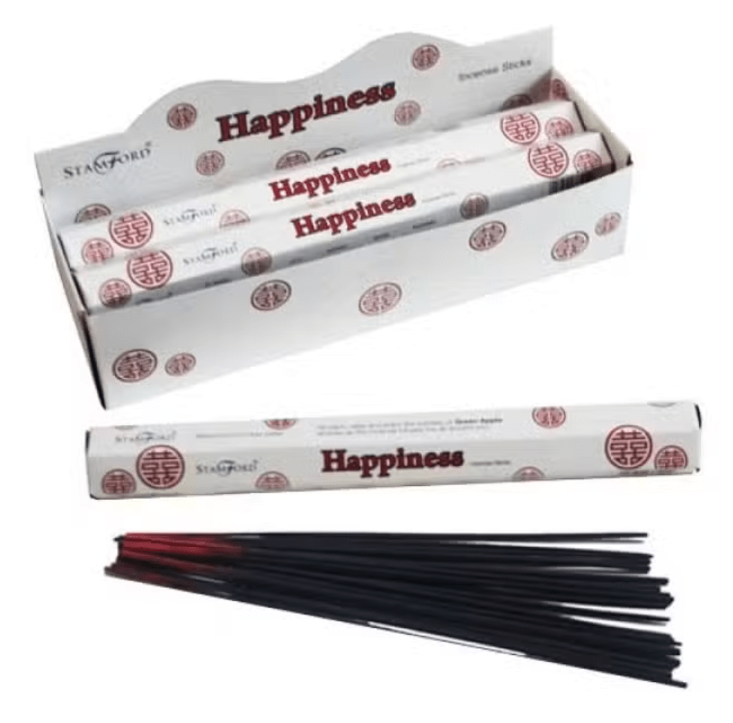 Stamford Happiness Incense Sticks – Green Apple, Positivity & Uplifting Aroma - Auras Workshop Auras Workshop