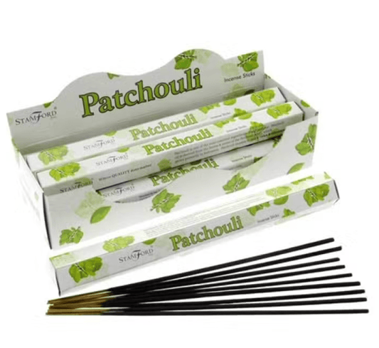 Stamford Patchouli Incense Sticks – Earthy, Grounding & Sensual Aroma - Auras Workshop Auras Workshop