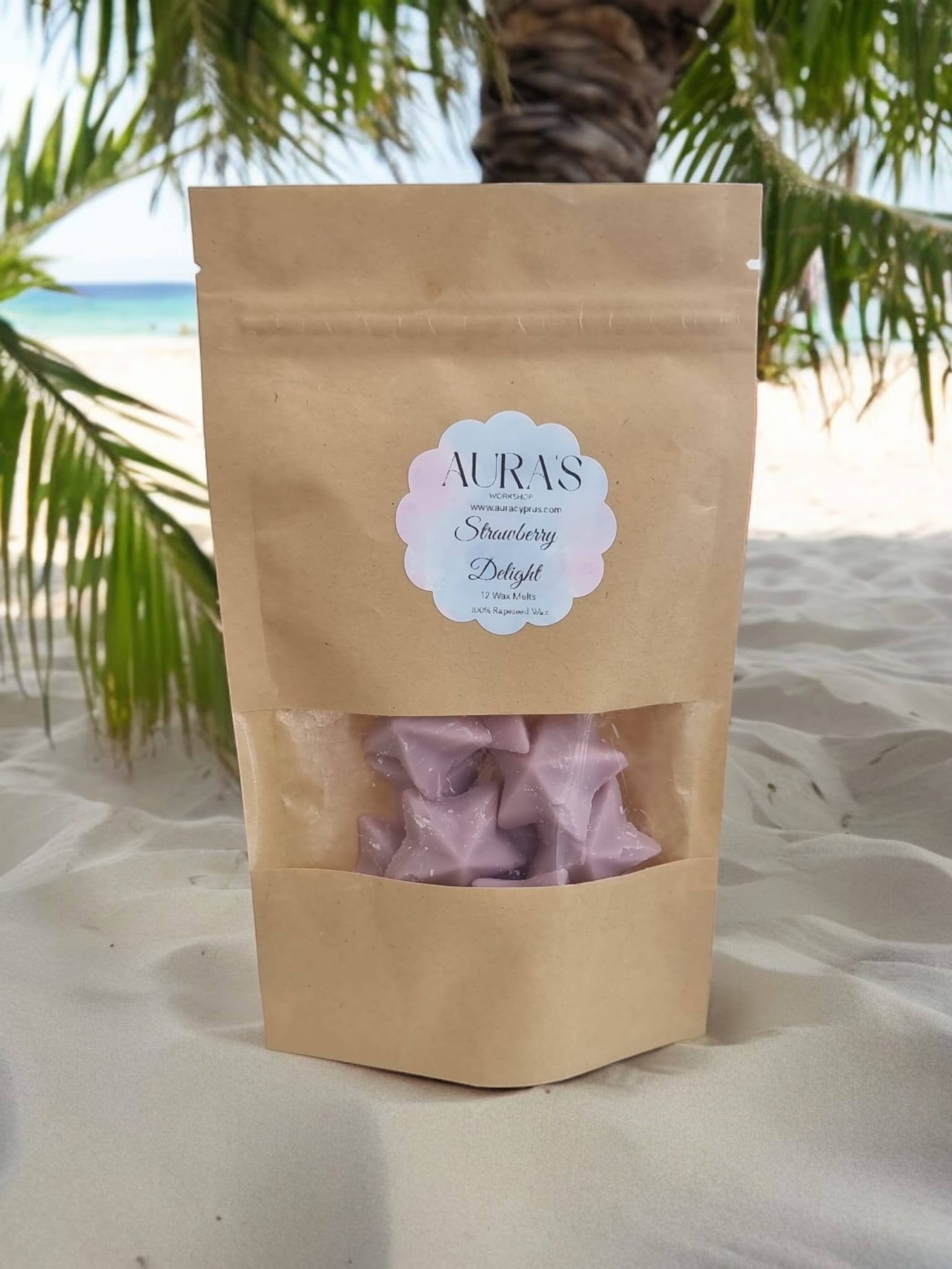 Strawberry Delight Stars Wax Melts Medium - Auras Workshop Auras Workshop