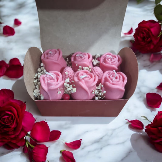 💕🍬 Sugar Blush Valentine’s Candle Medium Trunk | Aura’s Workshop | Candy Cane Sugar & Soft Comfort - Auras Workshop Auras Workshop