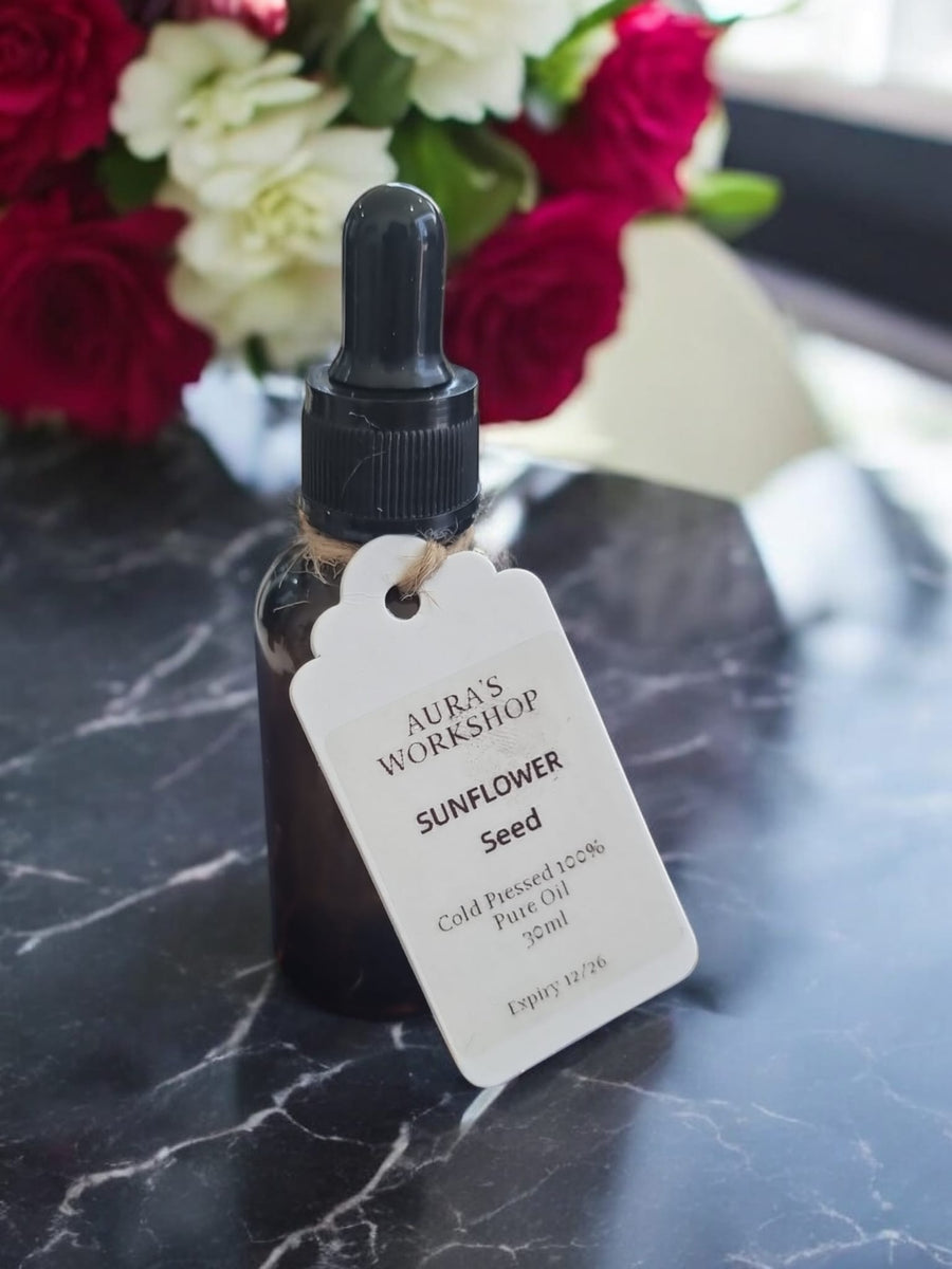 Sunflower Seed Oil (Cold Pressed) – 100% Pure Oil, 30ml