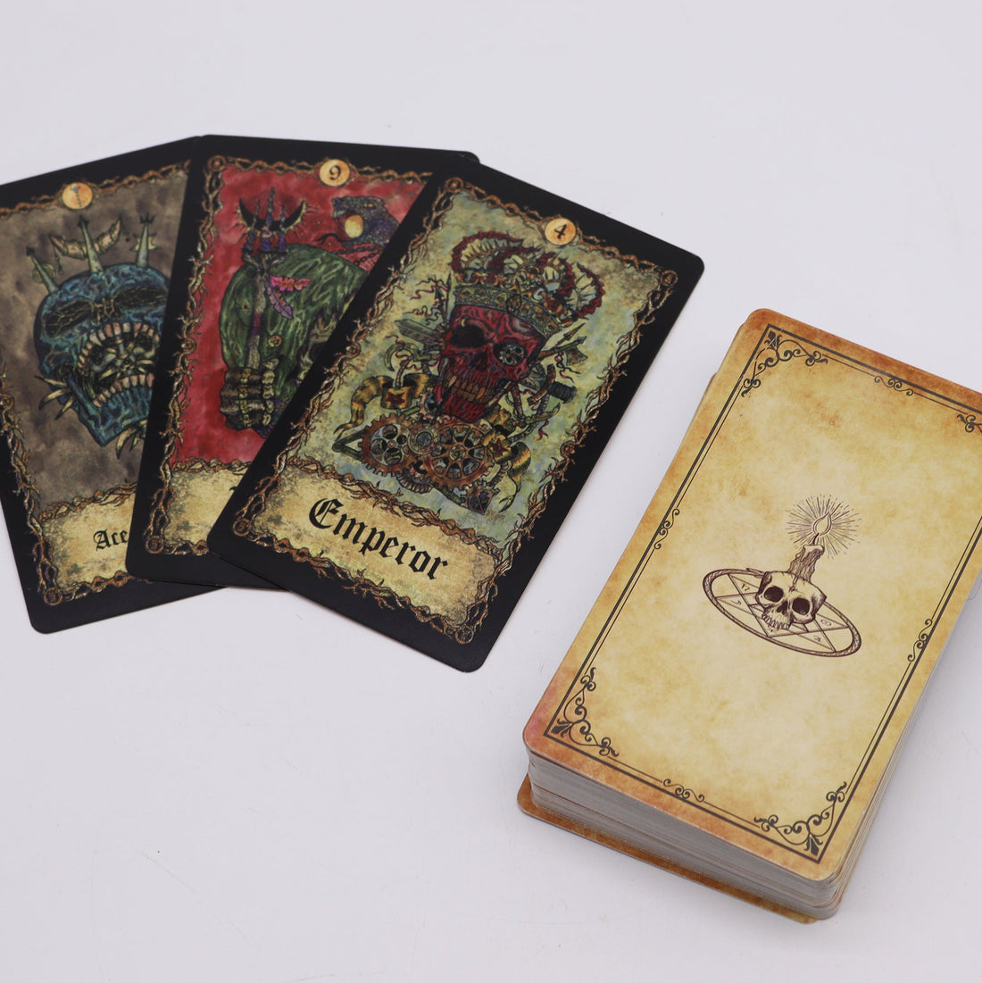 🖤 Tarot Cards with Guide Book – Requiem Arcana Deck - Auras Workshop Auras Workshop