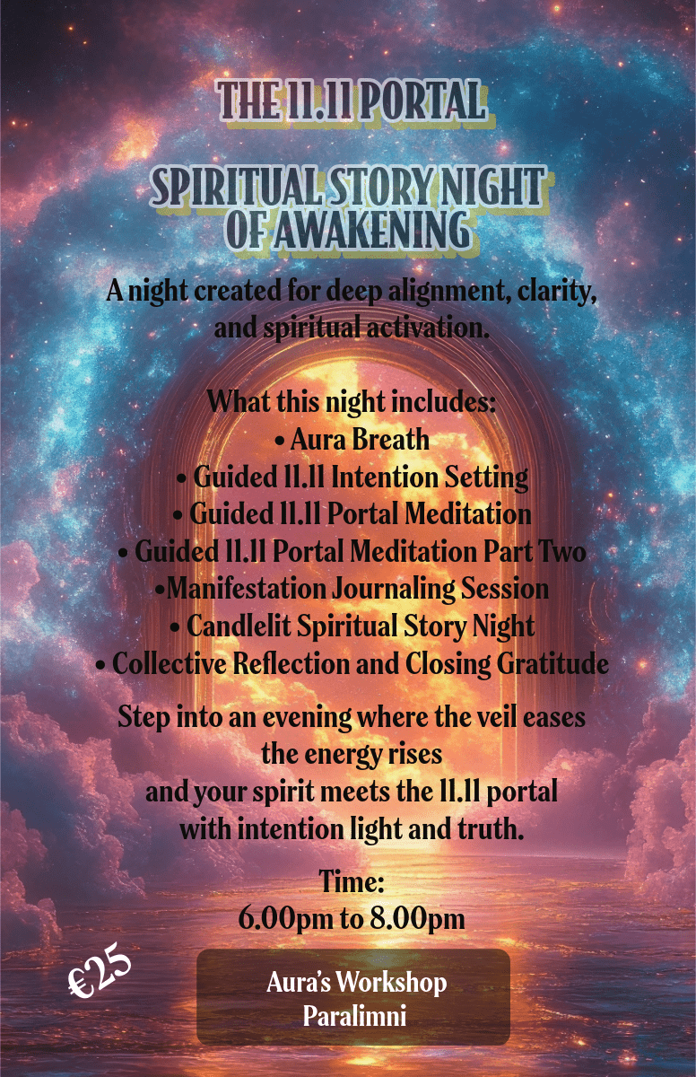 The 11.11 Portal - Spiritual Story Night of Awakening - Auras Workshop Auras Workshop