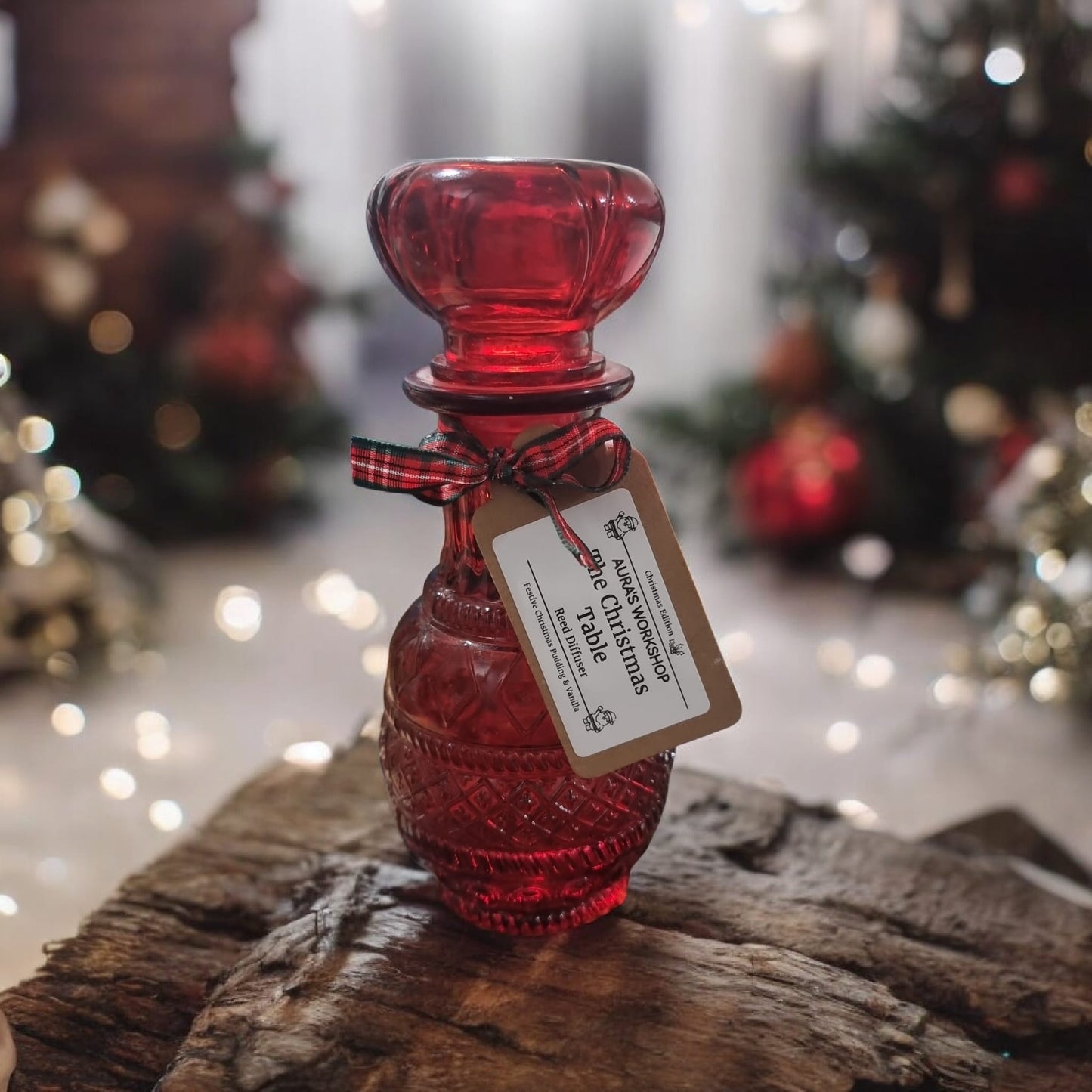 🎄✨ The Christmas Table Reed Diffuser – Christmas Edition | Aura’s Workshop | Festive Christmas Pudding & Vanilla Scent - Auras Workshop Auras Workshop