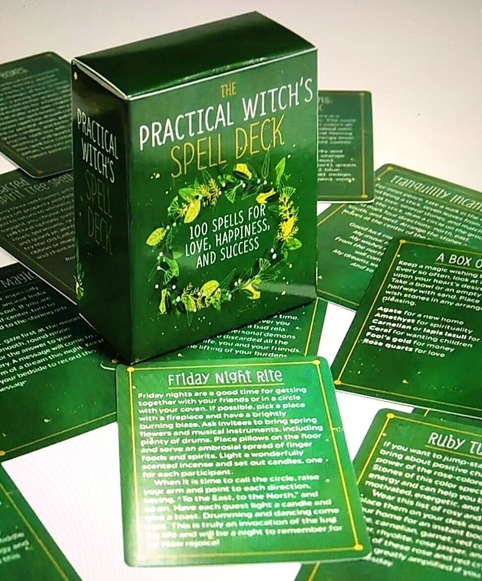 The Practical Witch's Spell Deck: 100 Spells for Love, Happiness, and Success - Auras Workshop Auras Workshop