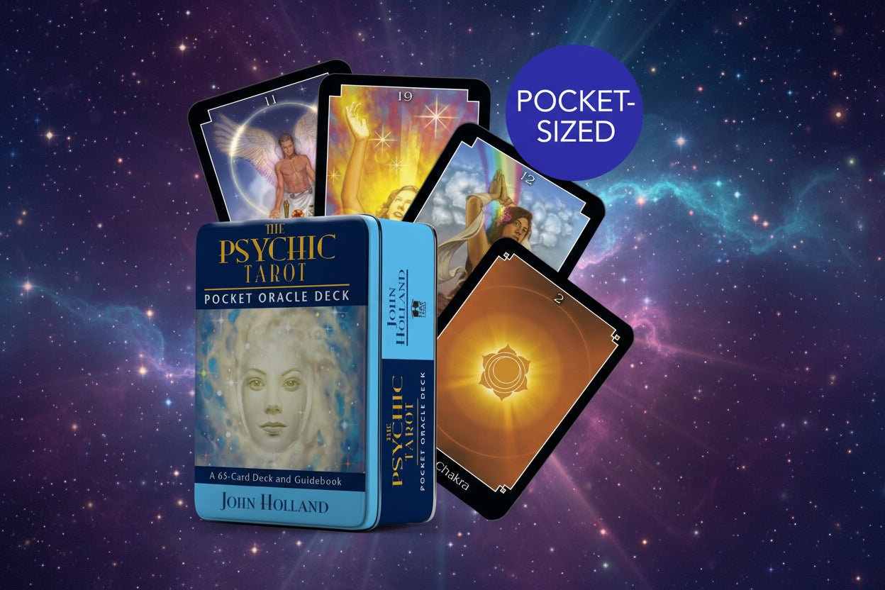 🔮 The Psychic Tarot Oracle Cards (Pocket Size) – Spiritual Guidance Deck by John Holland - Auras Workshop Auras Workshop