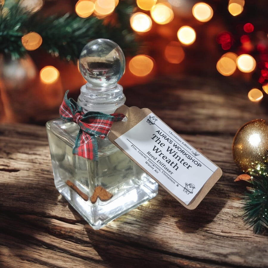 🎄❄️ The Winter Wreath Reed Diffuser – Christmas Edition