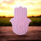 Third Eye Chakra Hand Incense Holder Pink Porcelian - Auras Workshop Auras Workshop
