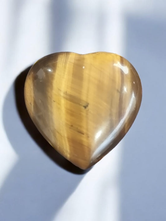 Tiger Eye Heart Crystal - Auras Workshop Auras Workshop