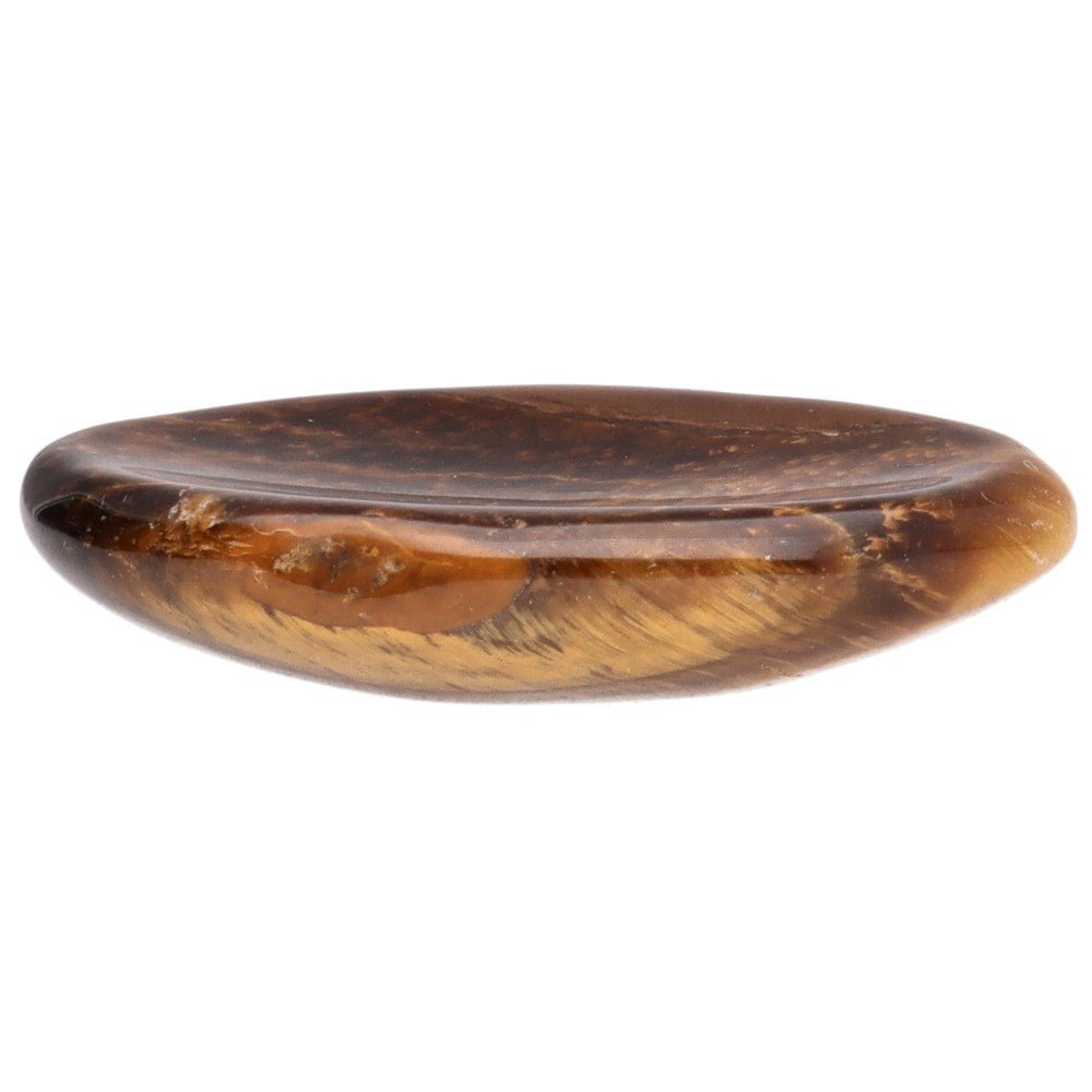 Tiger’s Eye Worry Stone – Confidence, Grounding & Courage Crystal - Auras Workshop Auras Workshop