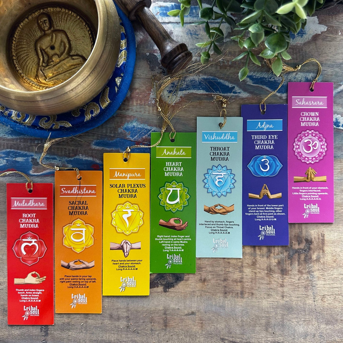 Tribal Soul Incense Sticks - 7 Chakras with Message Card - Auras Workshop Auras Workshop