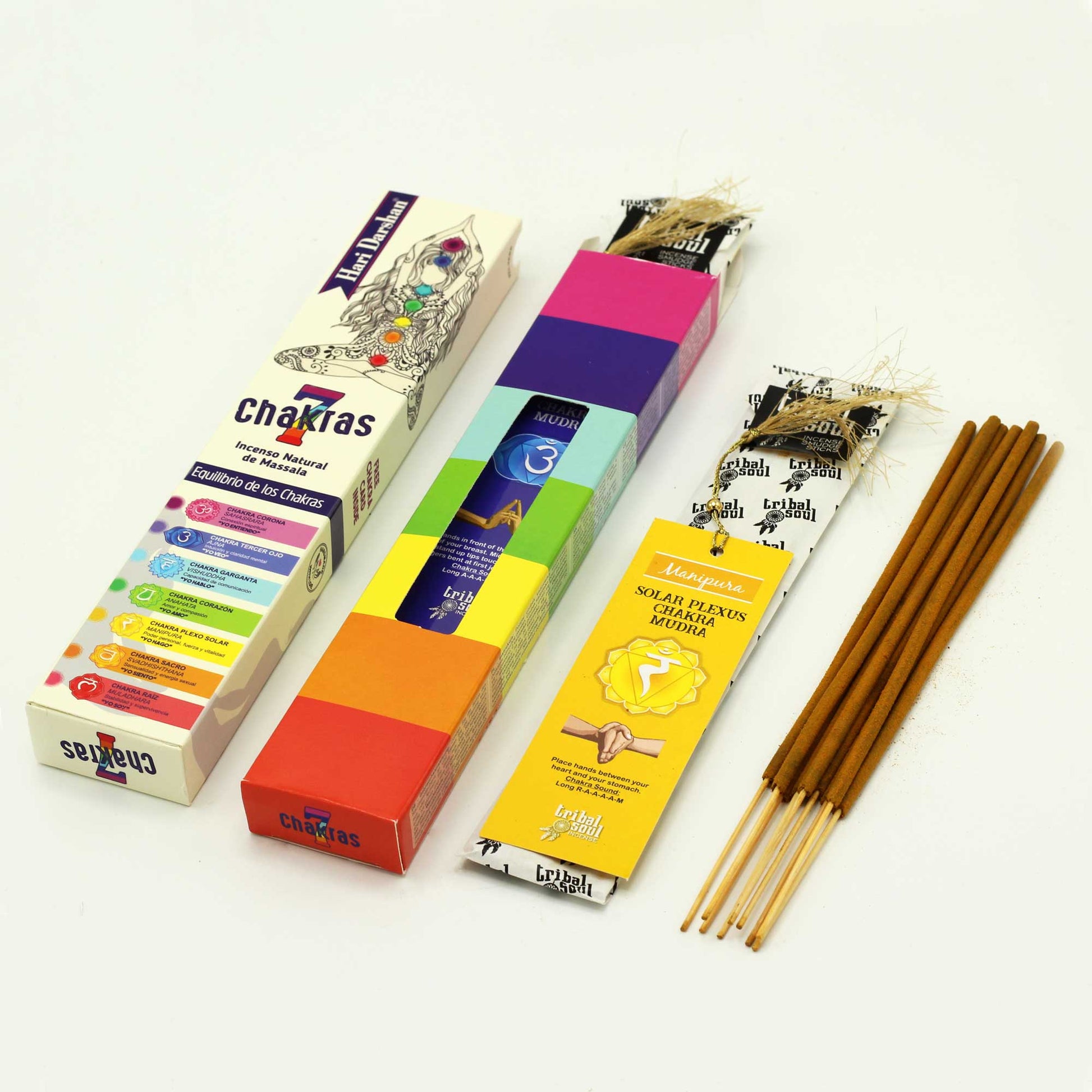 Tribal Soul Incense Sticks - 7 Chakras with Message Card - Auras Workshop Auras Workshop