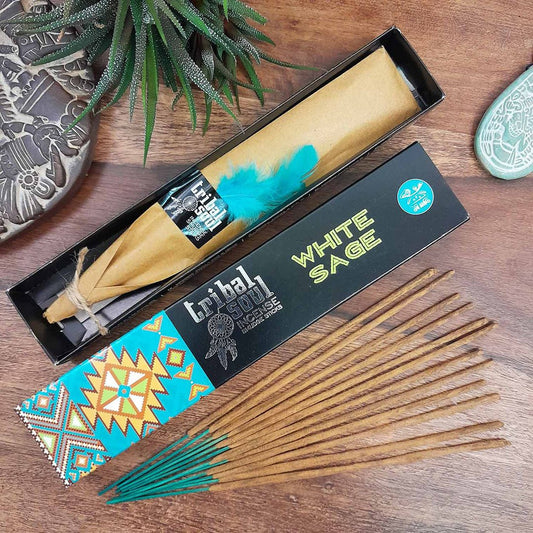 Tribal Soul Incense - White Sage - Auras Workshop Auras Workshop