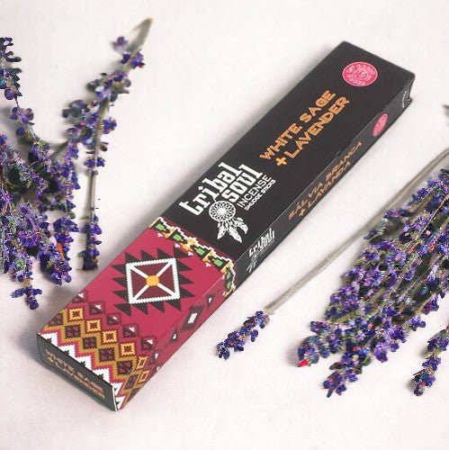 Tribal Soul Incense - White Sage + Lavender - Auras Workshop Auras Workshop