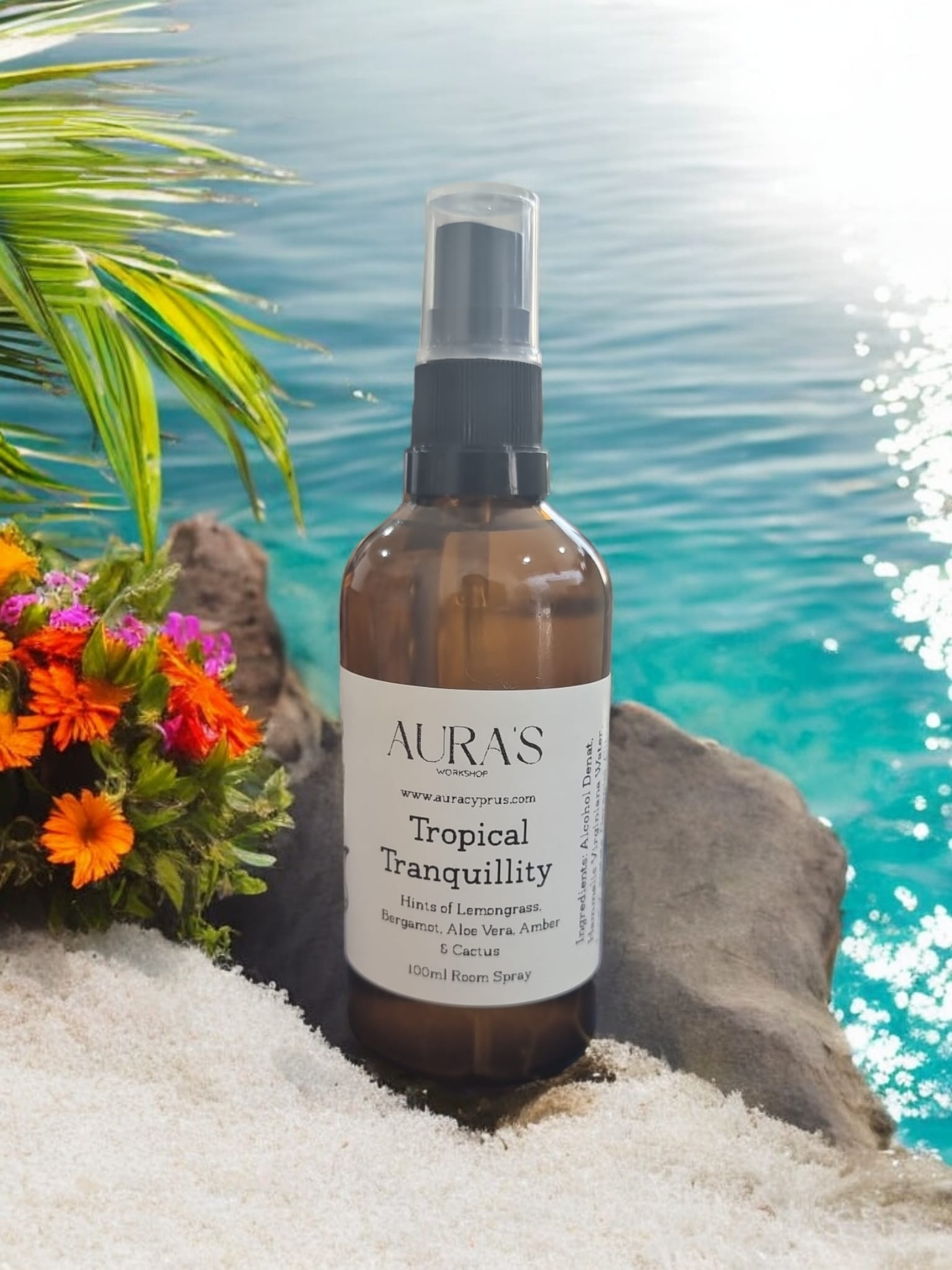 Tropical Tranquillity Room Spray 100ml - Auras Workshop Auras Workshop