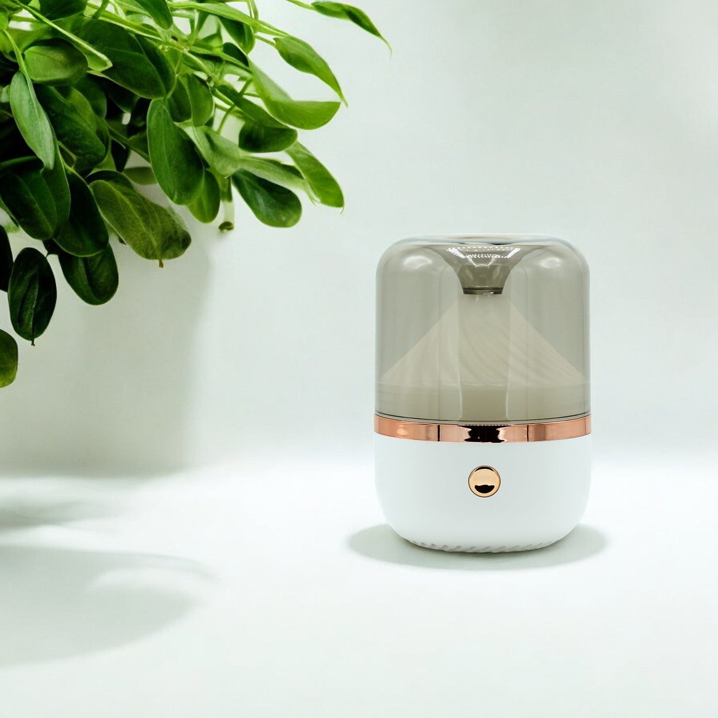 Urban Aroma Diffuser White & Bronze - USB - Colour Change - Auras Workshop Auras Workshop