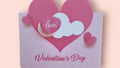 Valentines Day Card - Folding Gift Card - Heart Love Cloud - Auras Workshop Auras Workshop