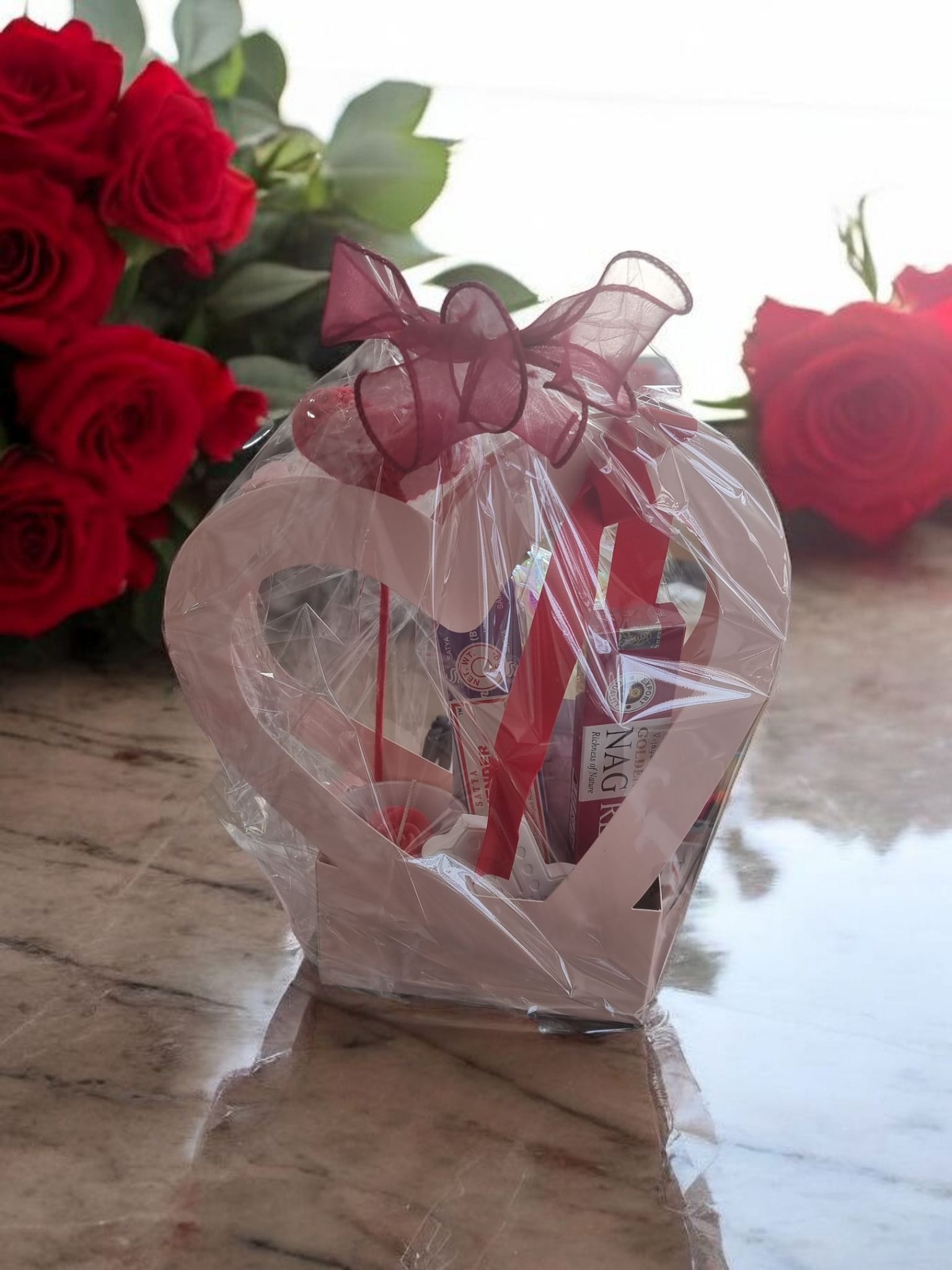 Valentine’s Gift in Heart Hamper – A Luxurious & Romantic Surprise ❤️🎁✨ - Auras Workshop Auras Workshop