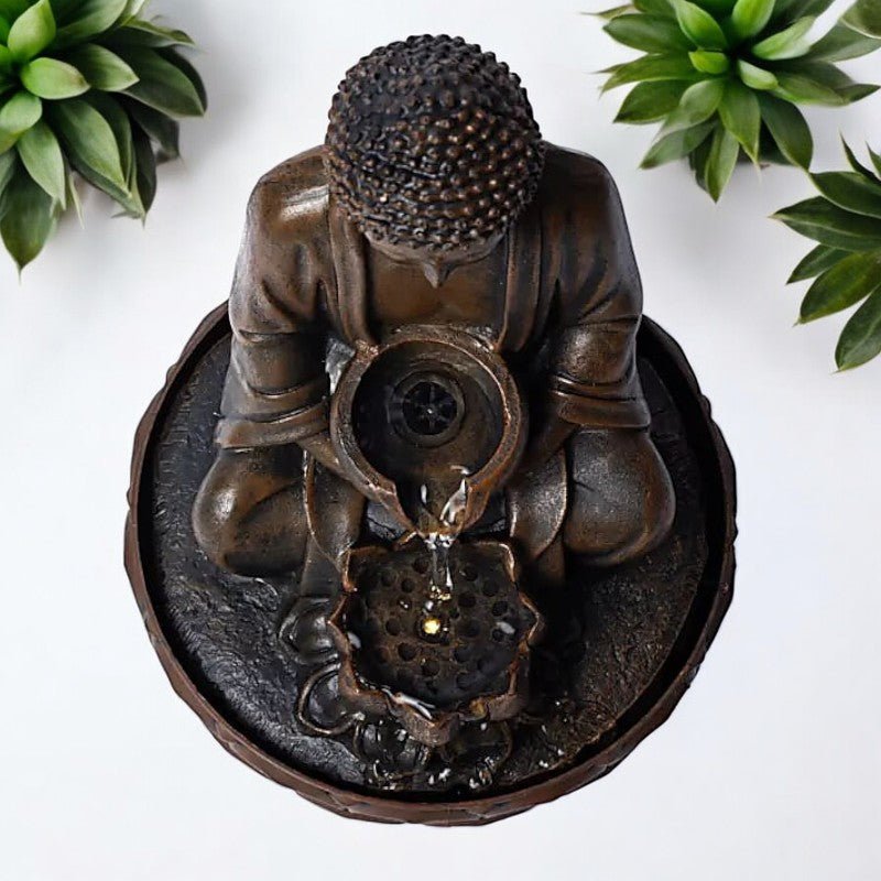 Water Offering Buddha Fountain - LARGE - Auras Workshop Auras Workshop