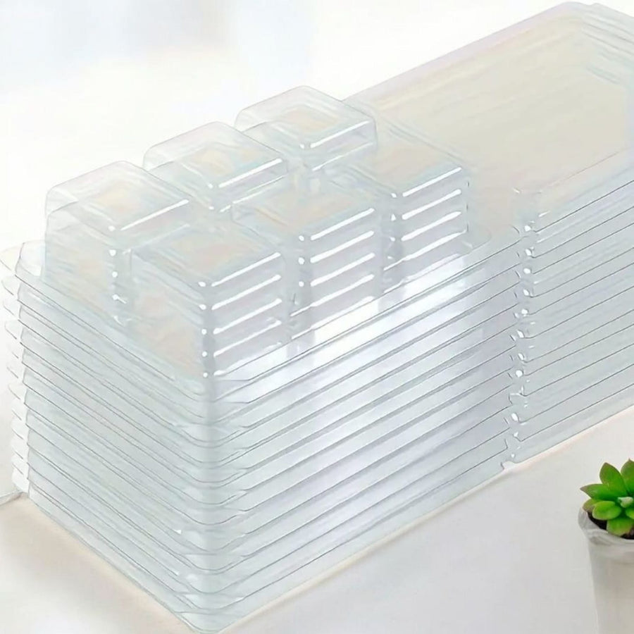 🕯 Wax Melt Container – Durable Plastic Clamshell for Easy Pouring & Storage 21cm