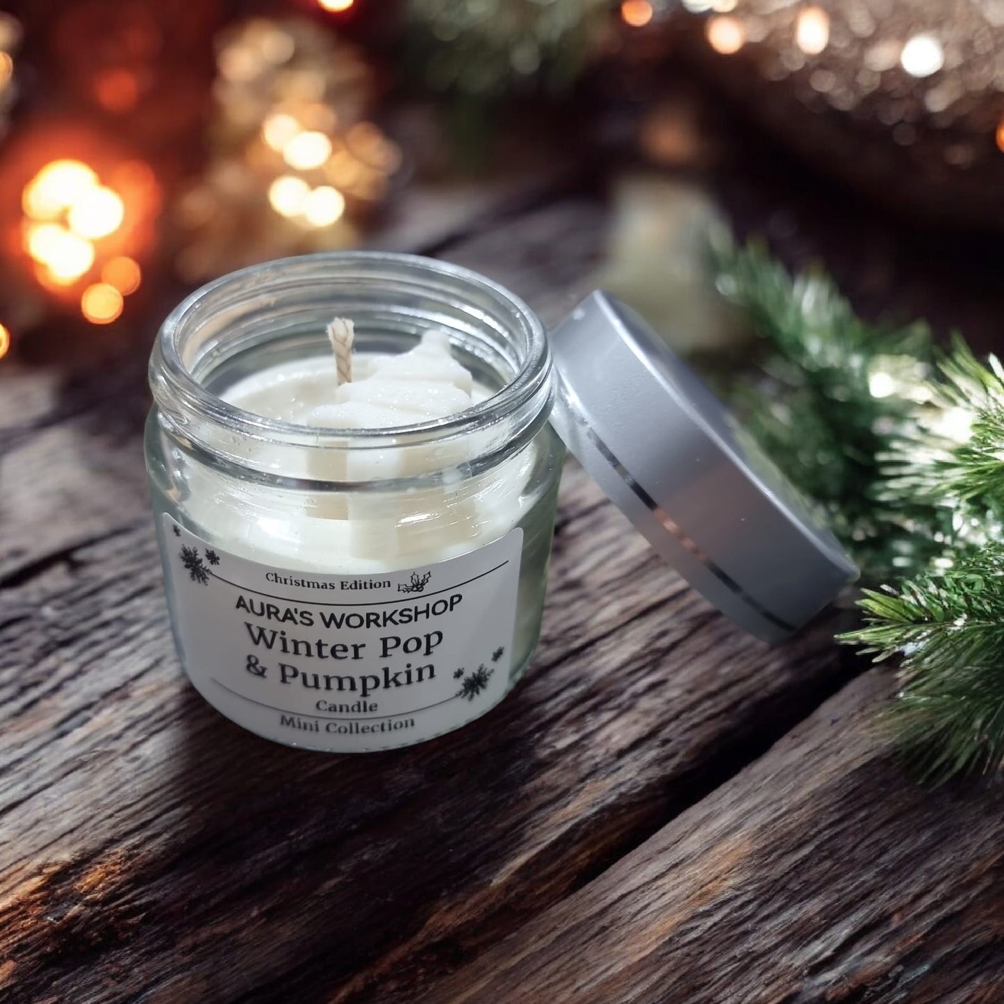 🎃❄️ Winter Pop & Pumpkin Candle Mini Collection – Christmas Edition | Aura’s Workshop - Auras Workshop Auras Workshop