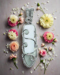 ✨ Wired Opalite Point Pendant – Clarity, Energy & Transformation Light. Balance. Positivity. - Auras Workshop Auras Workshop