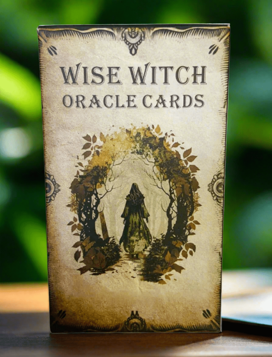 Wise Witch Oracle Tarot Cards – Mystical Deck for Spiritual Guidance & Divination - Auras Workshop Auras Workshop