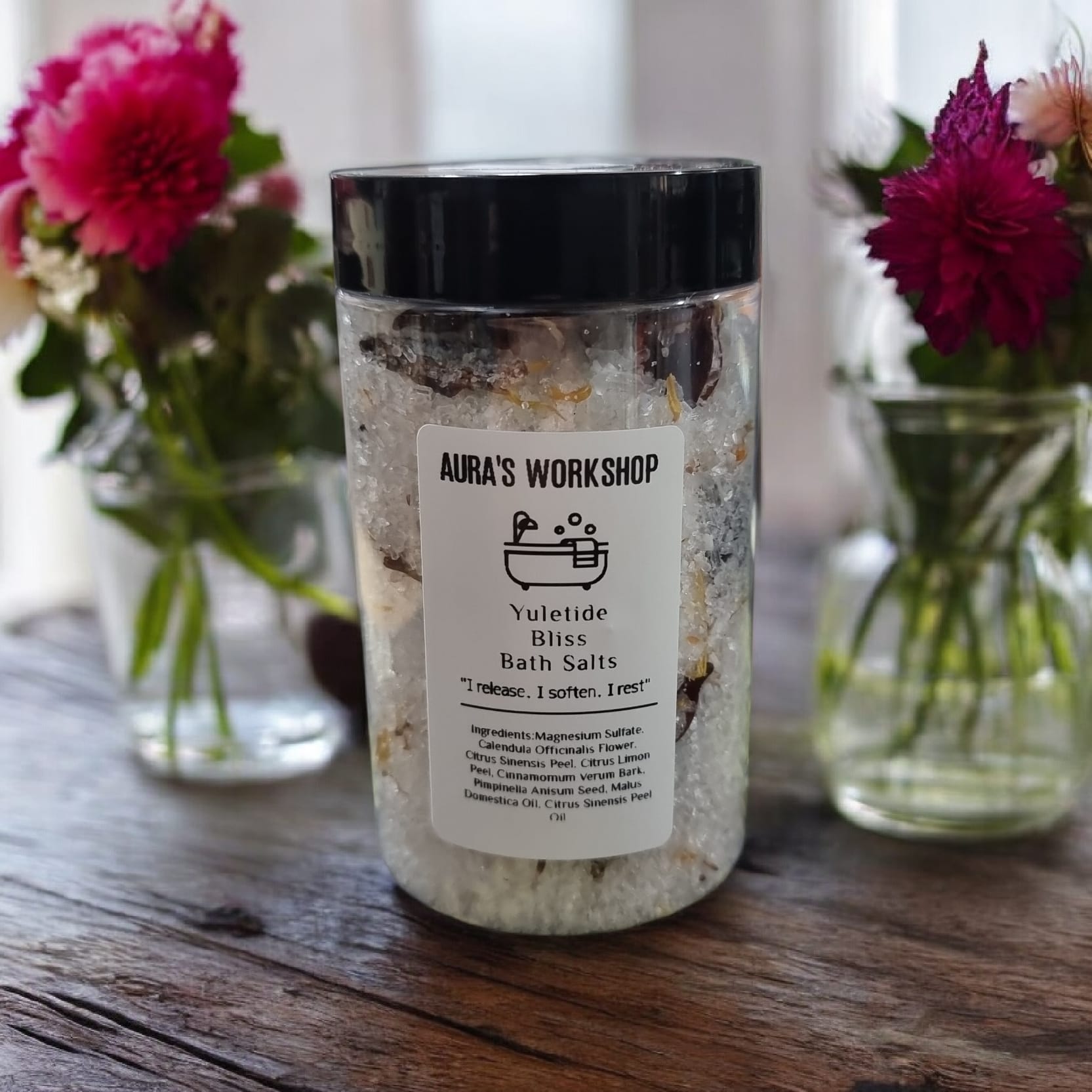 🎄✨ Yuletide Bliss Bath Salts 120ml – Aura’s Workshop - Auras Workshop Auras Workshop